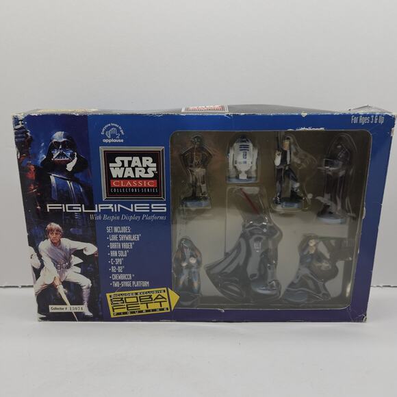 Applause Other - STAR WARS Exclusive BOBA FETT figurine Collector Set 1995 Applause